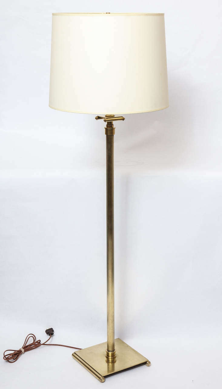 A Pair of 1930's Classical Modern Floor Lamps attributed to Walter Kantack In Excellent Condition In New York, NY