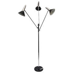 Italian 1950s Articulated Floor Lamp, Attributed to Gino Sarfatti