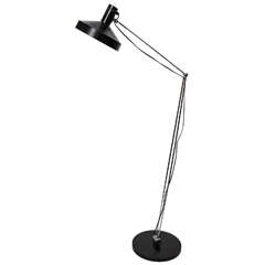 1950s Articulated Floor Lamp by Rico & Rosemary Battensweller, Switzerland 1