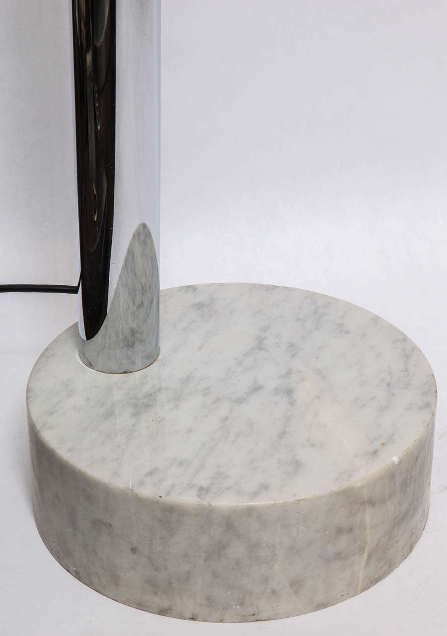 Marble A 1970's Italian Articulated Floor Lamp