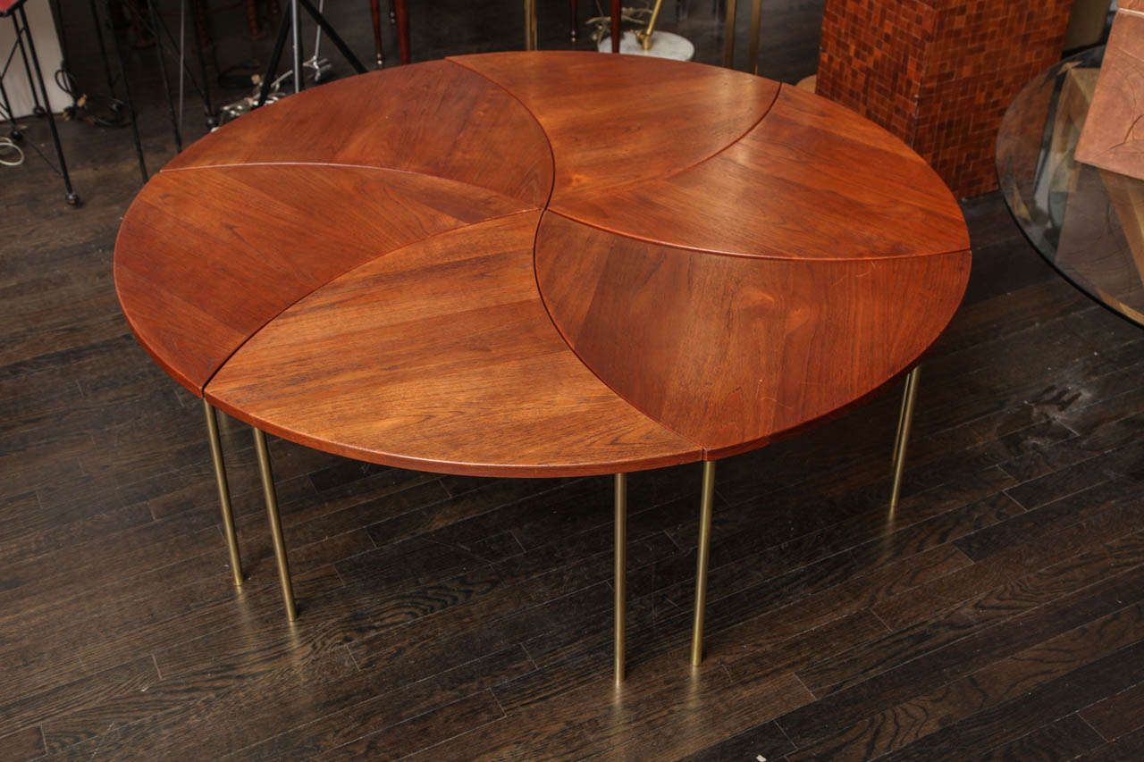 Mid-Century Modern A Suite of 6 1950's Tables signed FD Made in Denmark