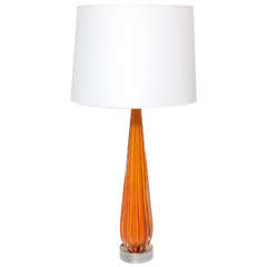 1950s Italian Art Glass Table Lamp by Seguso 11