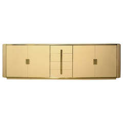 Sideboard Credenza in Hollywood Regency Alain Delon for Maison Jansen, France