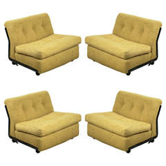 Set of Four Amanta Chairs by Mario Bellini for B&B Italia 6