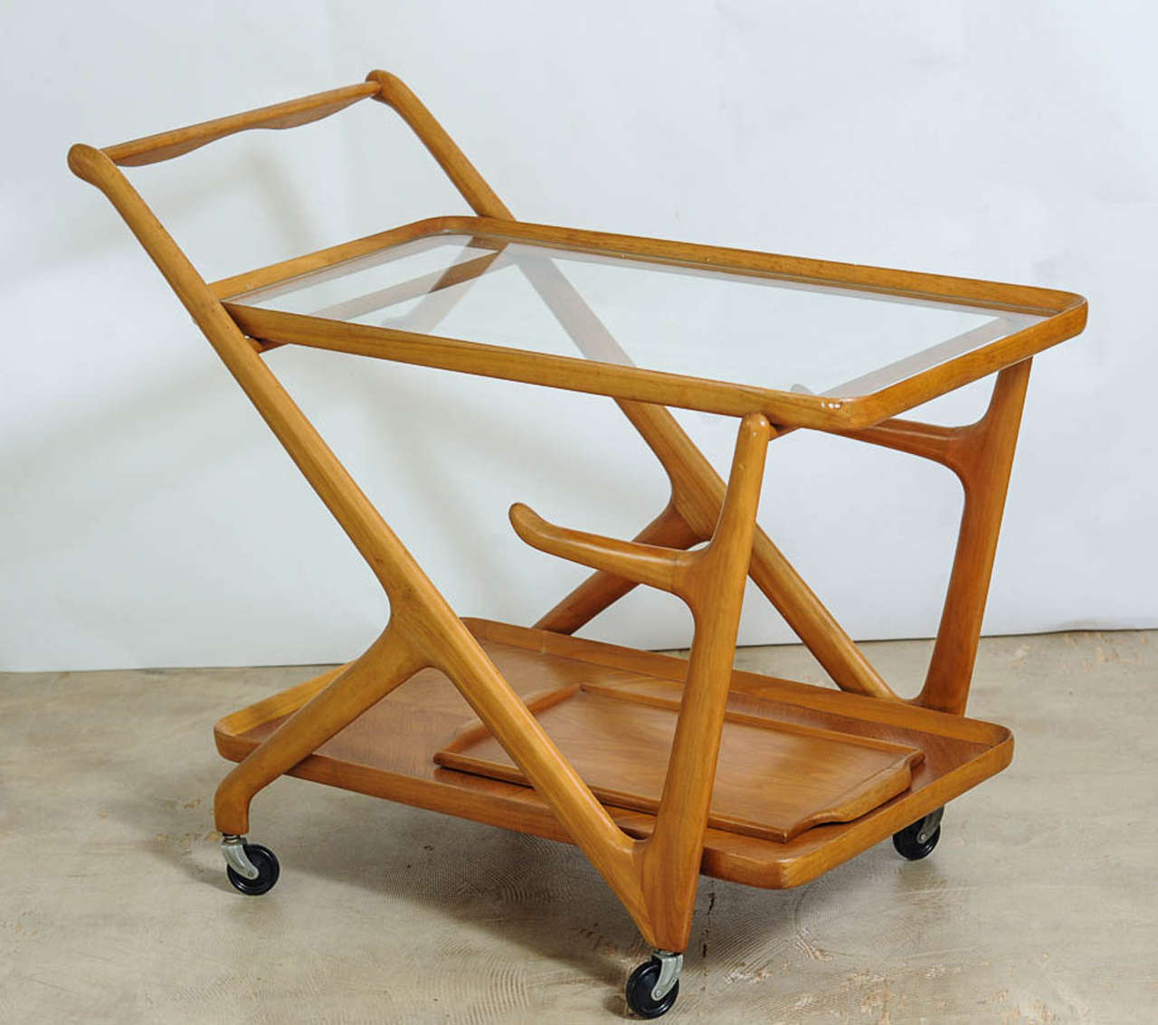 Mid-20th Century Tea Trolley by Cesare Lacca for Cassina