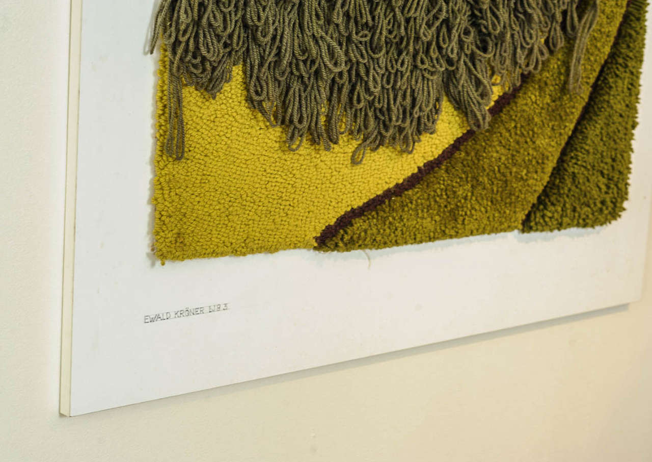 Wool Large Tapestry by Ewald Kröner
