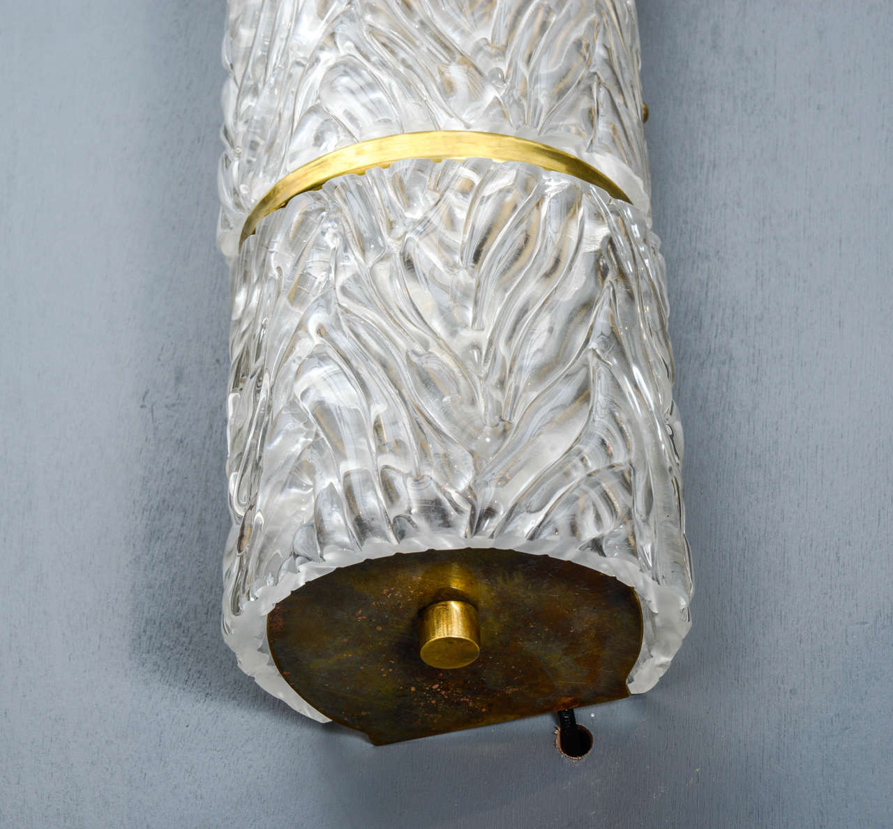 Mid-Century Modern Murano Glass Wall Sconces