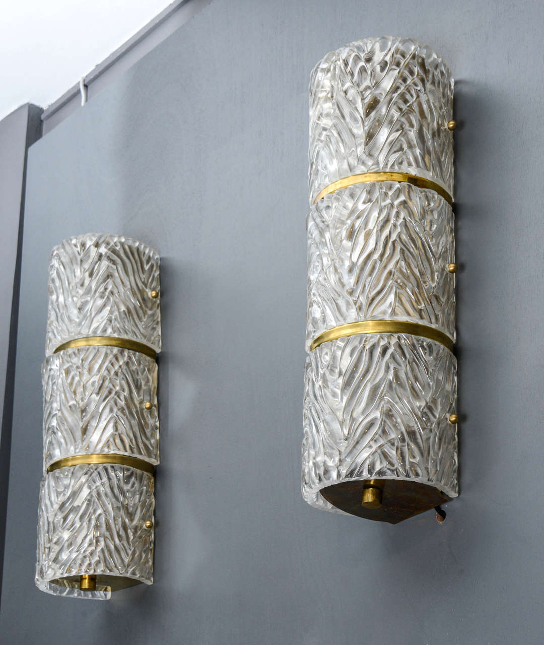 Murano Glass Wall Sconces In Excellent Condition In Saint-Ouen, IDF
