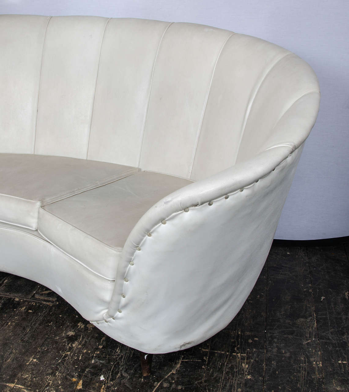 50's Italian large sofa For Sale 2
