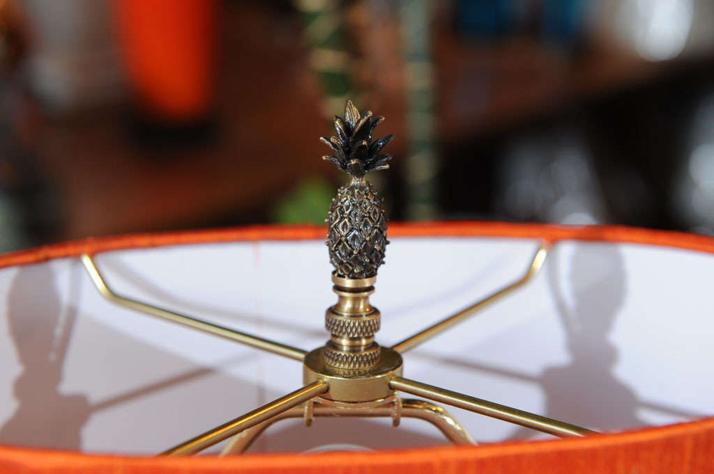 Wood Pair, Borgehese Pineapple Lamps