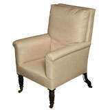 Large 19th Century Mahogany Armchair