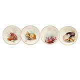 Minton Hand Painted Cabinet Plates Of Shells