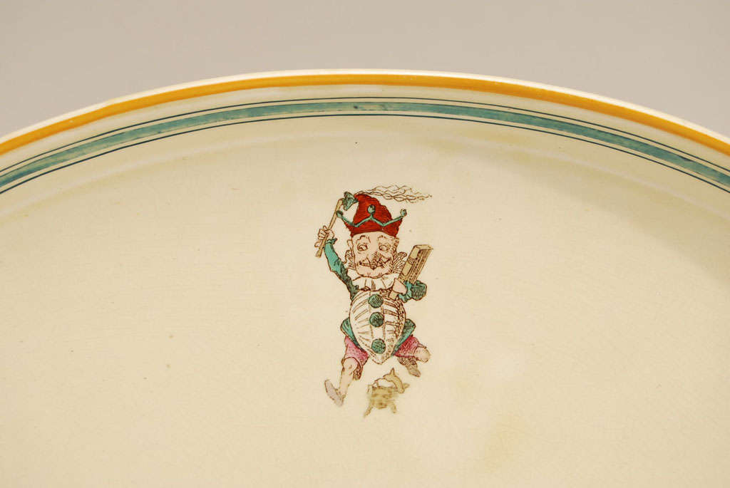 Piatto o vassoio decorato 