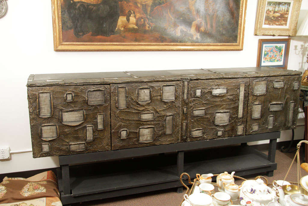 Paul Evans Wall Hung Sculpture Front Console 2