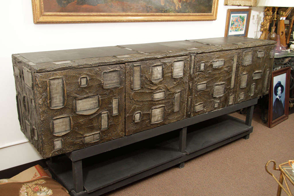 Paul Evans Wall Hung Sculpture Front Console 4