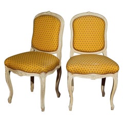 Vintage Pair of French Louis XV Style Boudoir Chairs