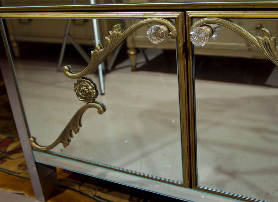 Pair of Vintage Mirrored Dressers 2