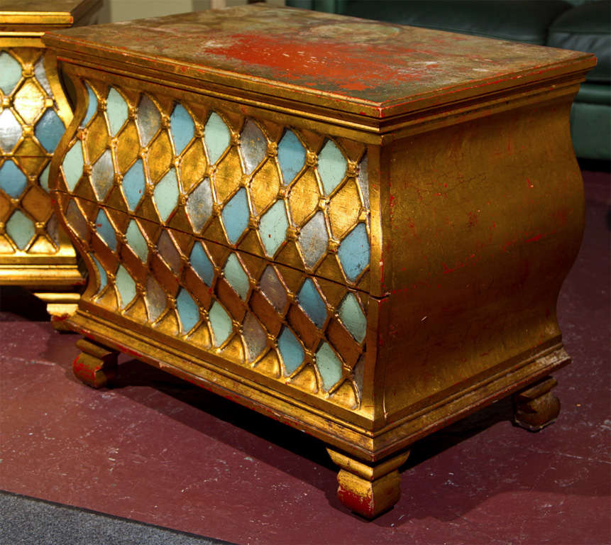 American Pair of Dorothy Draper Style Chests