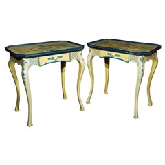 Pair of Painted French Side Tables