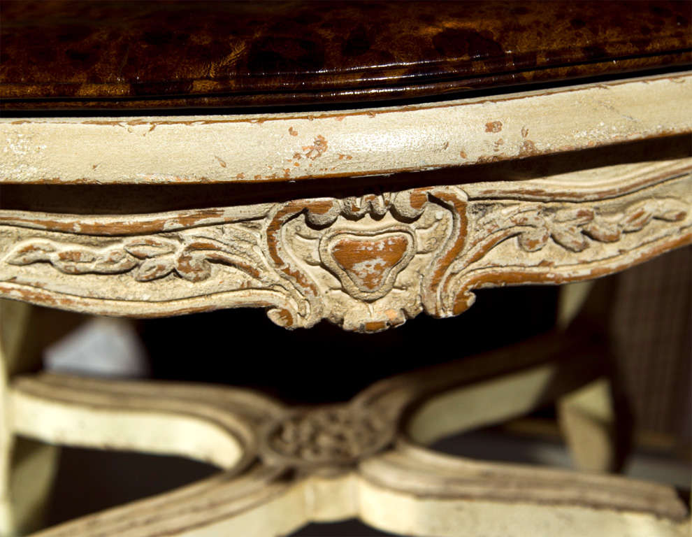 American Pair of French Louis XV Style Footstools