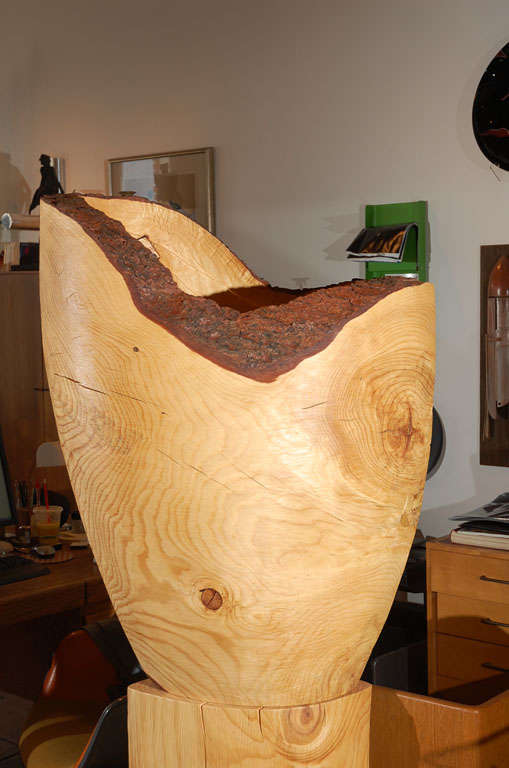 Massive Mediterranean Pine Heroic Vessel by Howard Werner