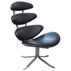 Vintage Poul M. Volther - Corona lounge chair, Model EJ 5