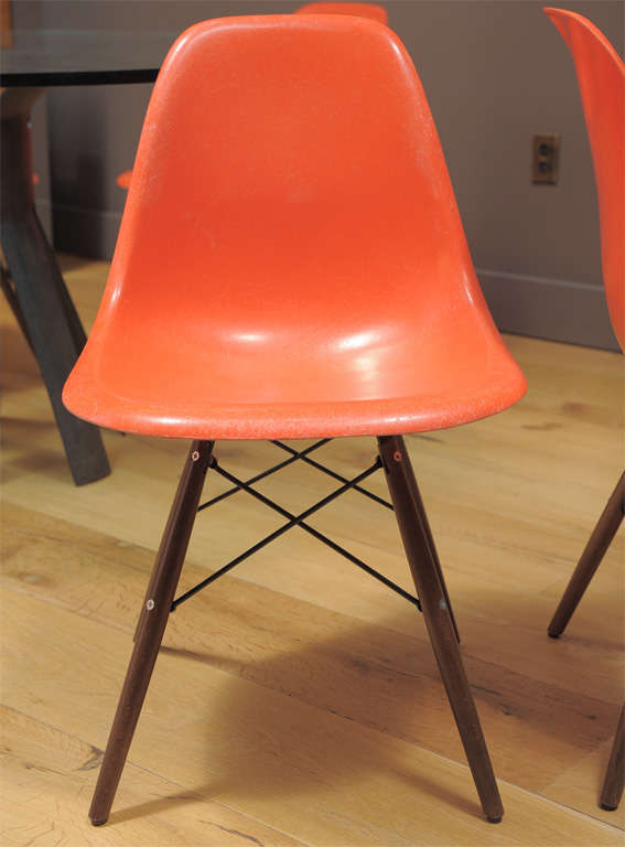 Charles Eames - Model DSW chair, six available In Good Condition In San Francisco, CA