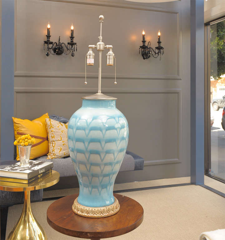 Turquoise Table Lamp