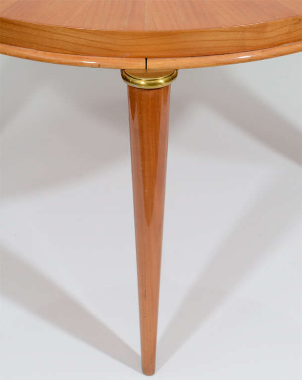 French Léon Jallot, Sycamore coffee table, France, c. 1935