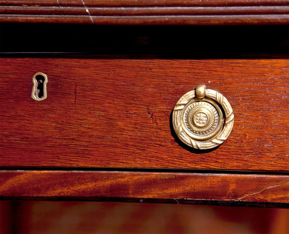 Britannique Grande table Pembroke en acajou en vente