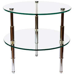 Two Tier Table in the Style of Gilbert Rohde  SATURDAY SALE