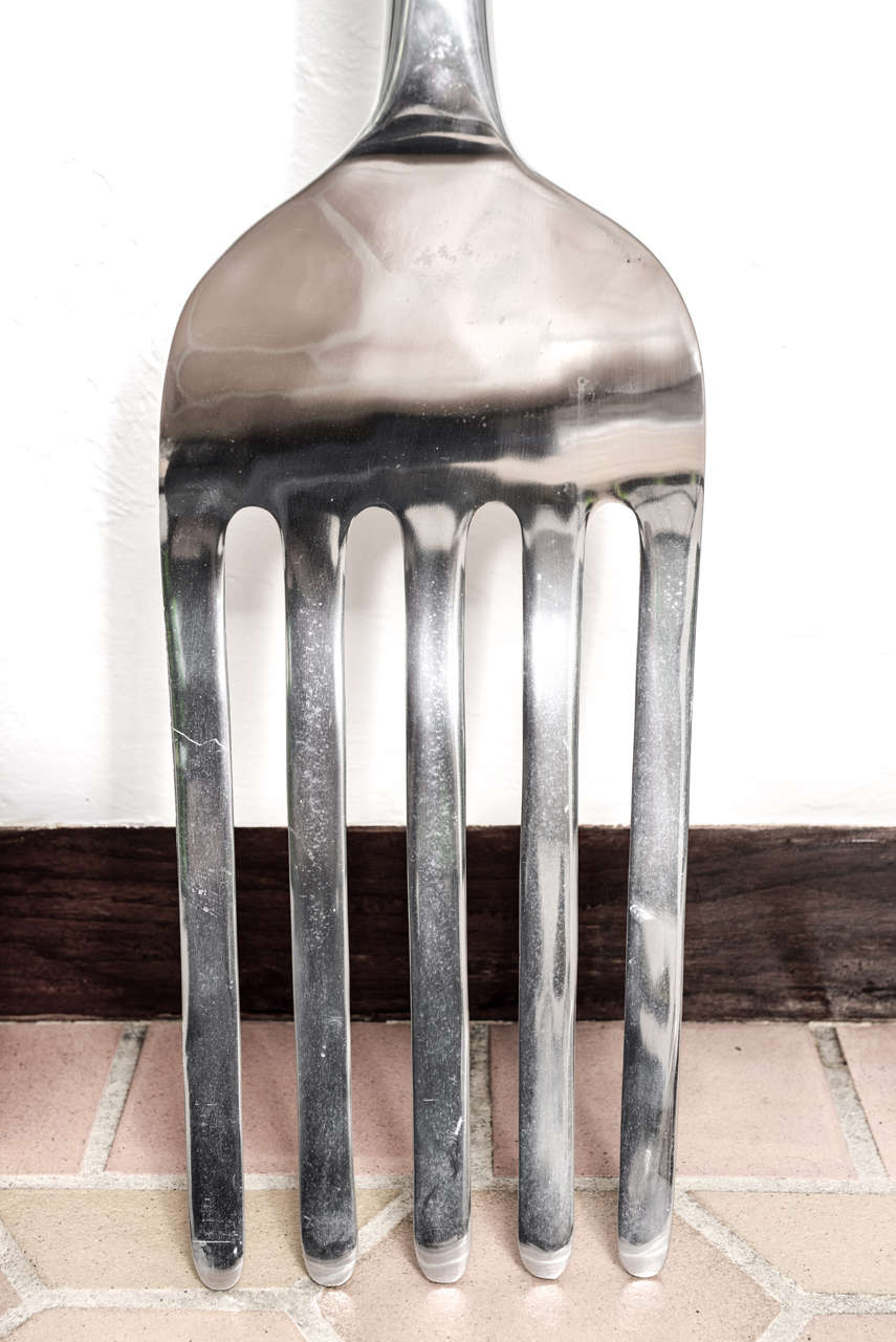 Large Fork and Spoon Wall Hanging at 1stDibs