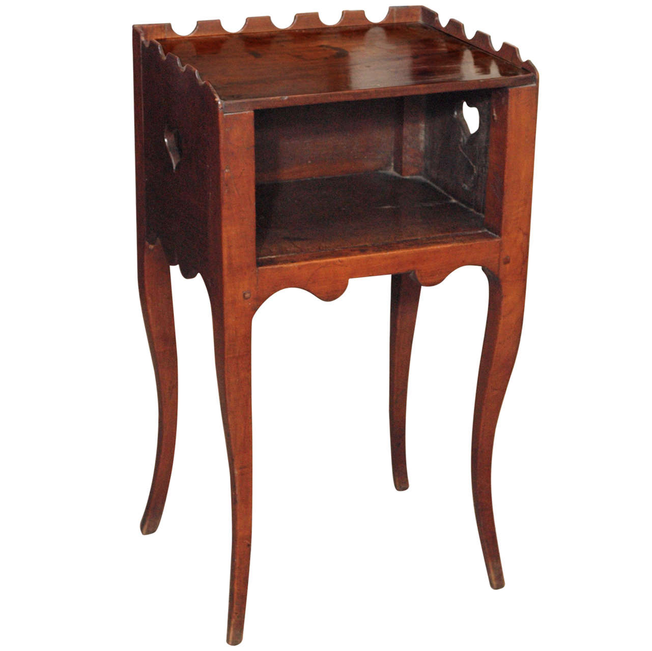 Louis XV Walnut End Table  For Sale