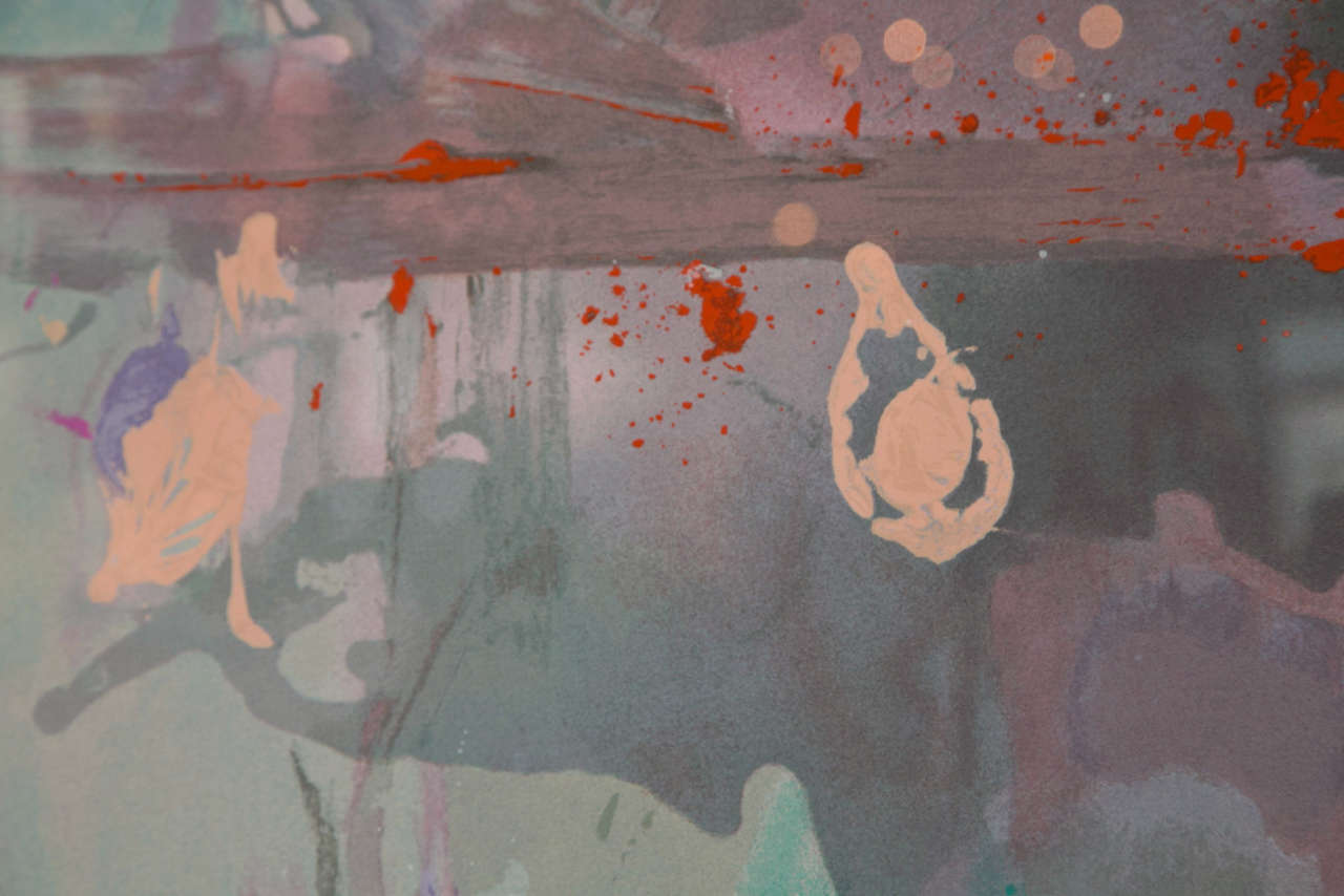 Silk Screen Print by Helen Frankenthaler In Excellent Condition In Stamford, CT