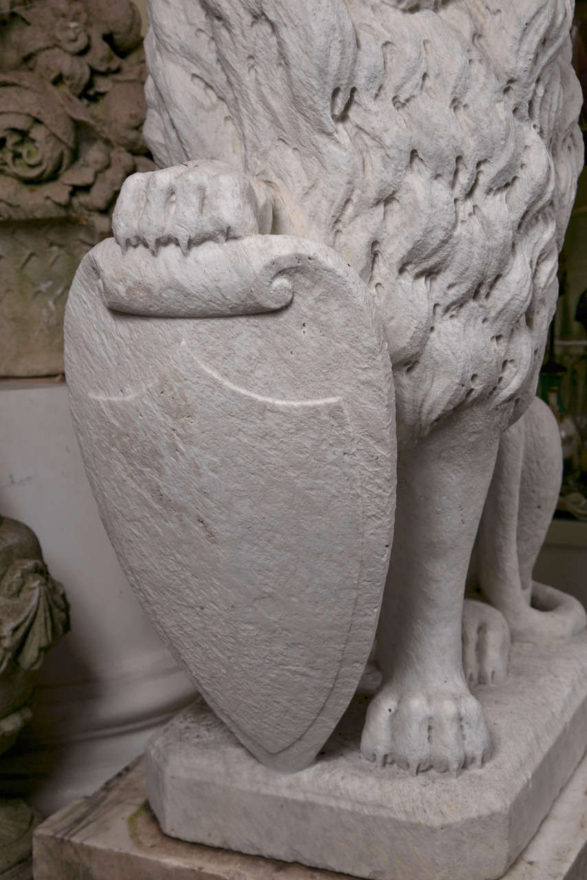 marble lions
