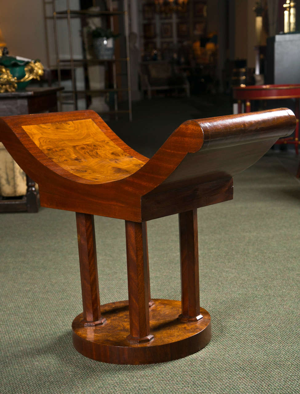 Picture of Pair of Art Deco Stools For Sale at 1stDibs