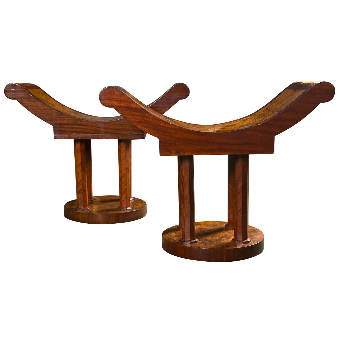 Regency Style Hexagonal Stool For Sale at 1stDibs