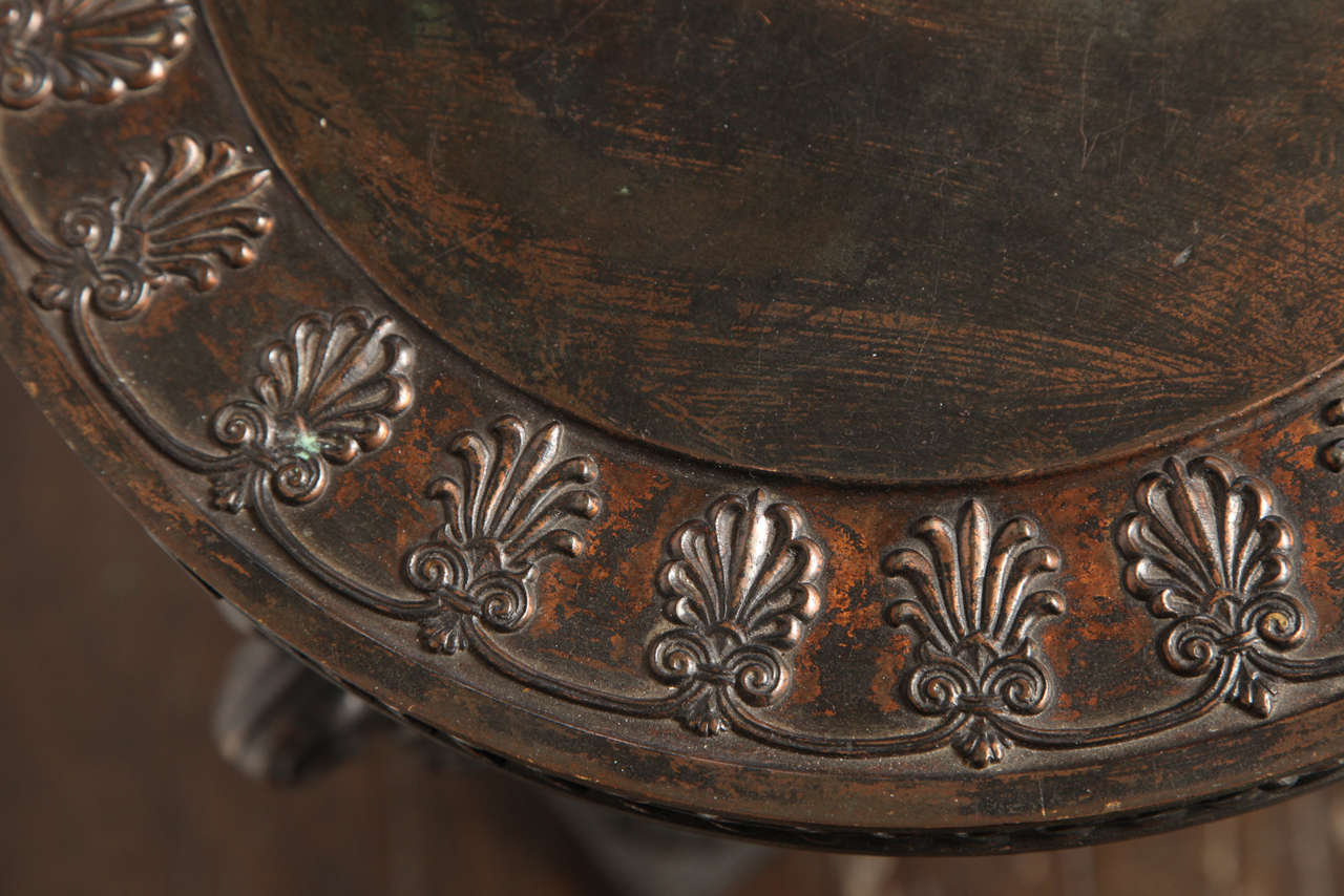 Exceptional, Tripod, Neo-Classical Bronze Table 2