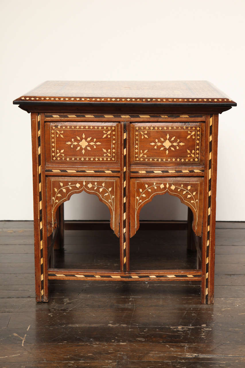 19th Century Bone Inlaid Table