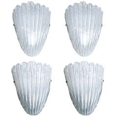 Ultra Chic Murano Set of 4 Sconces