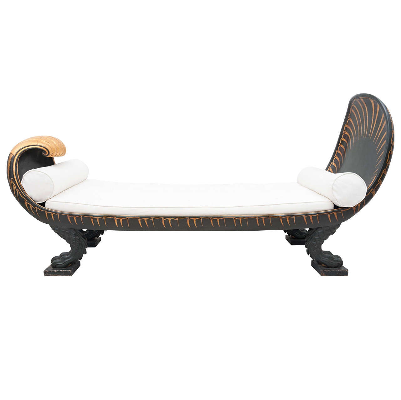 A 19th Century Regency Painted Daybed