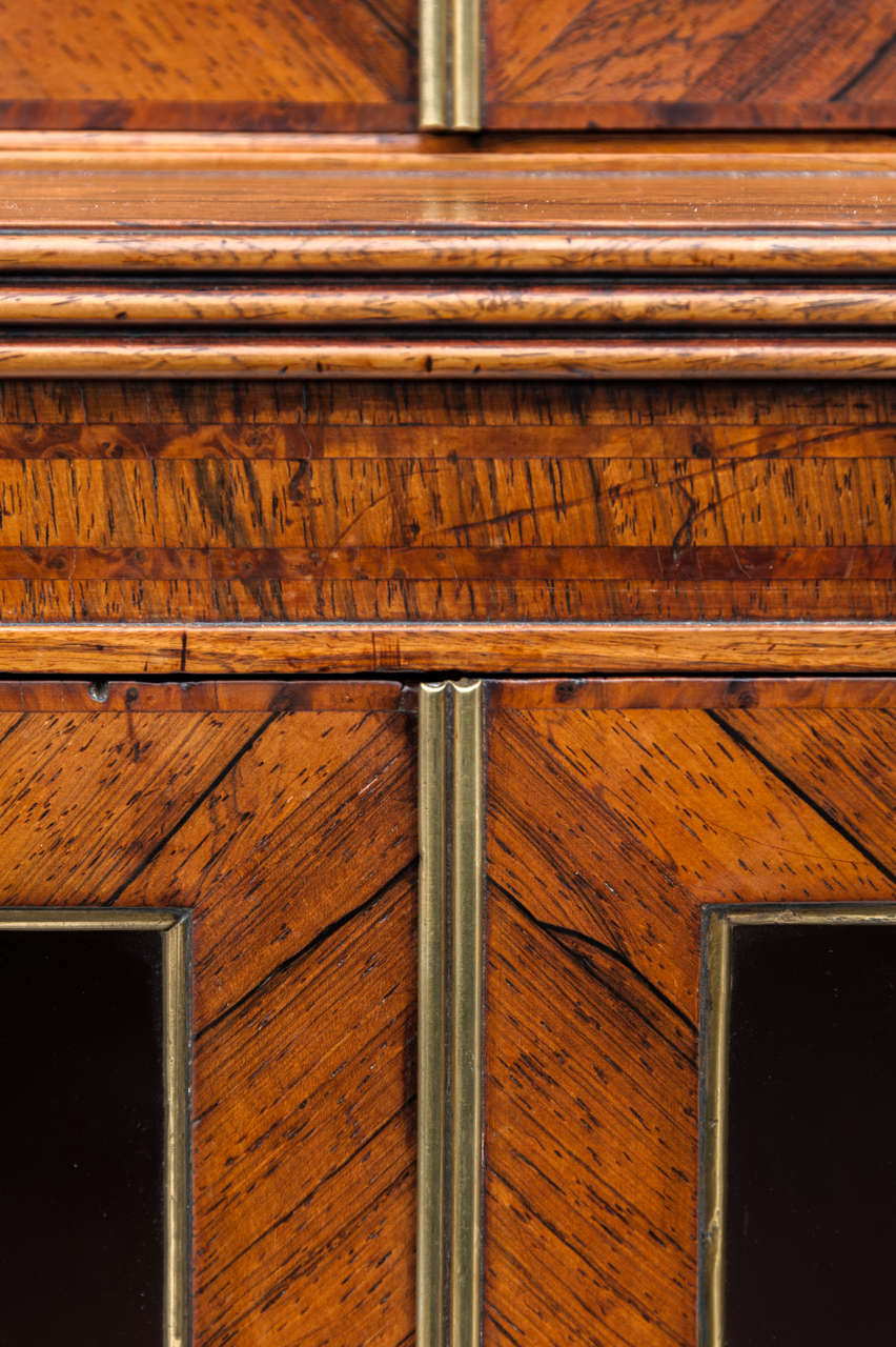 19th c. Regency Rosewood baby bookcase in the manner of John Mclean 3