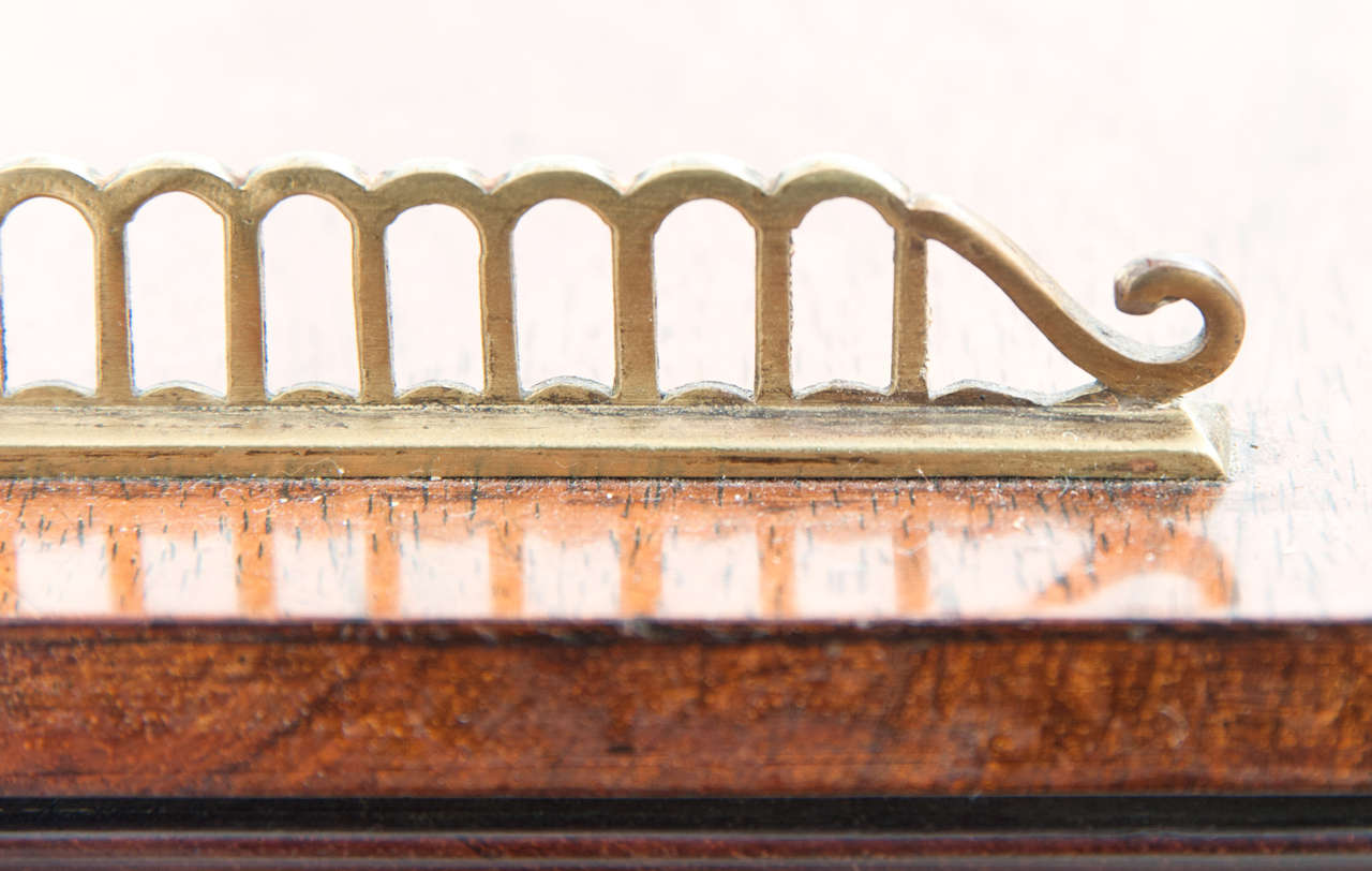 19th c. Regency Rosewood baby bookcase in the manner of John Mclean 4