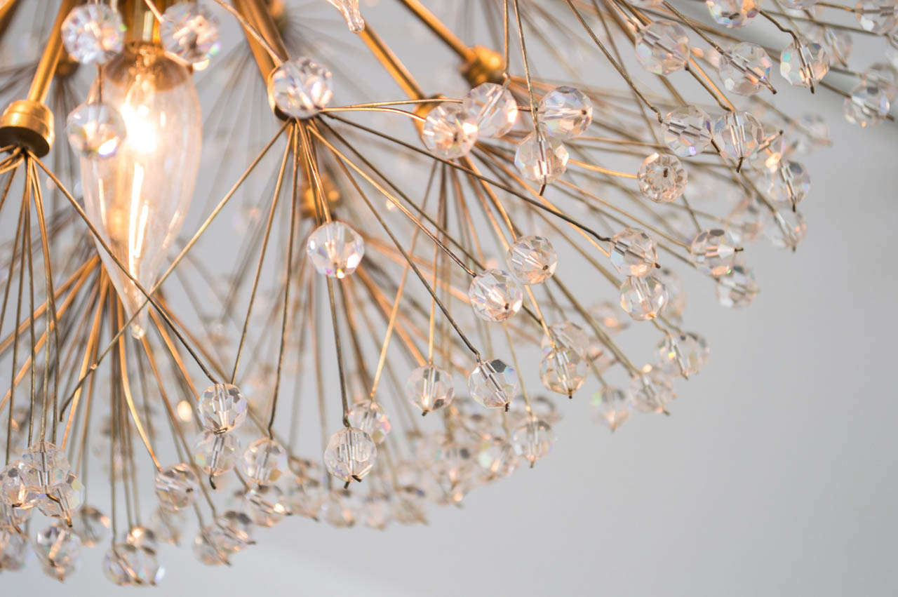 Emil Stejnar Swarovski Crystal Dandelion Chandelier 1