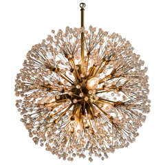 Emil Stejnar Swarovski Crystal Dandelion Chandelier