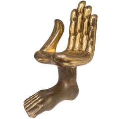 Pedro Friedberg Gilt Hand Sculpture