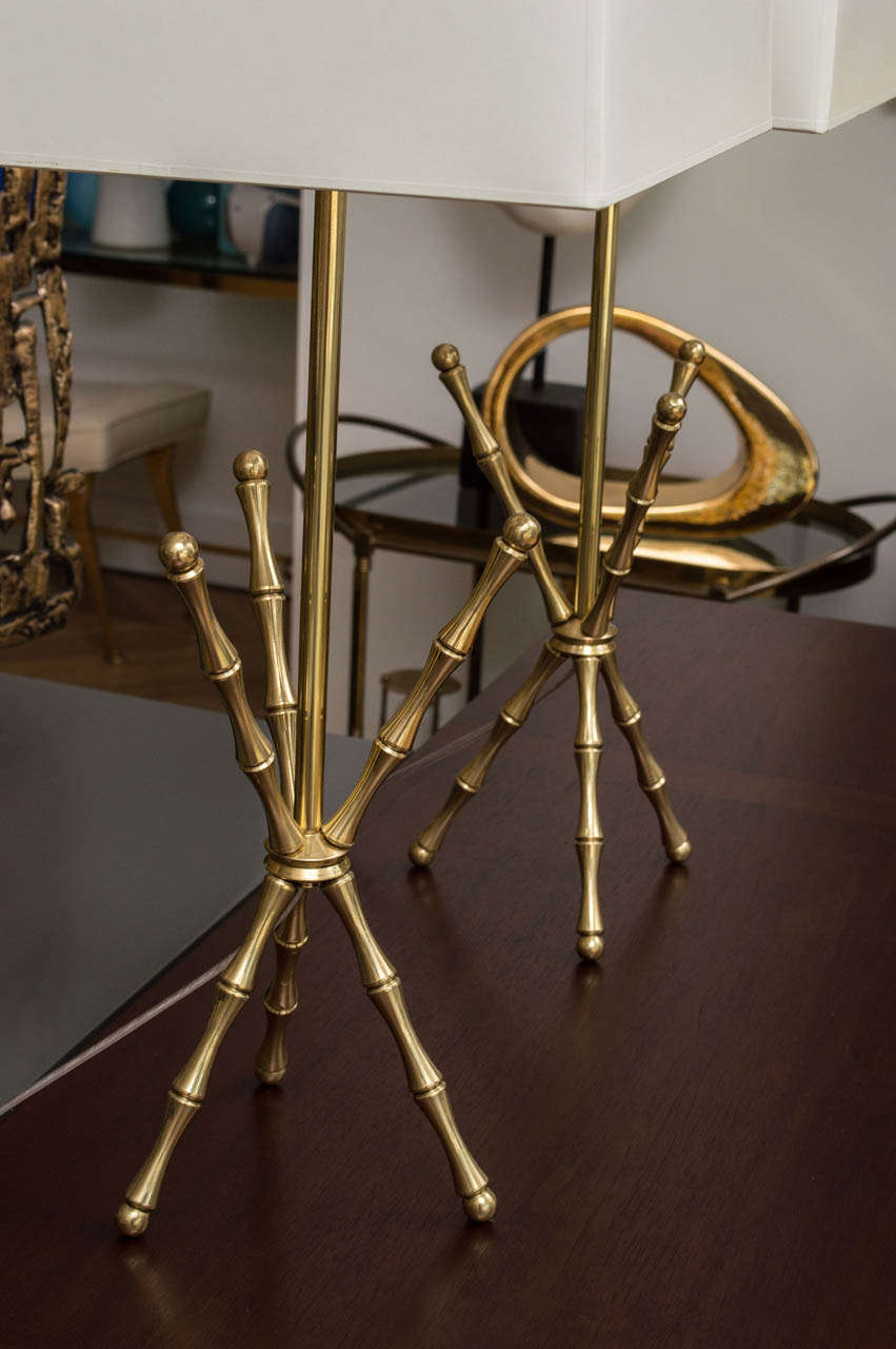 Italian Brass Table Lamps 2