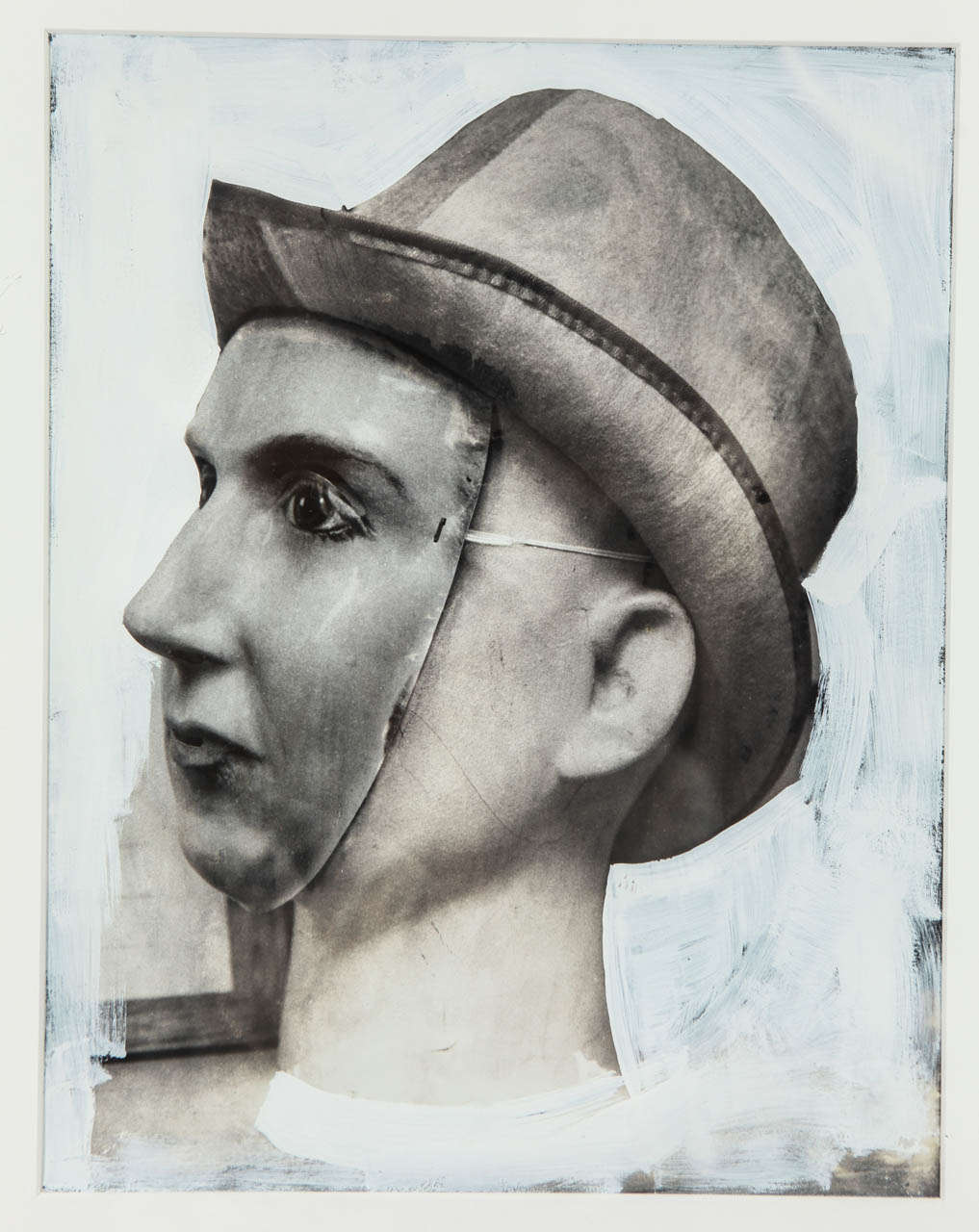 Modern Dada-esque Painted Photograph by Michael Martone