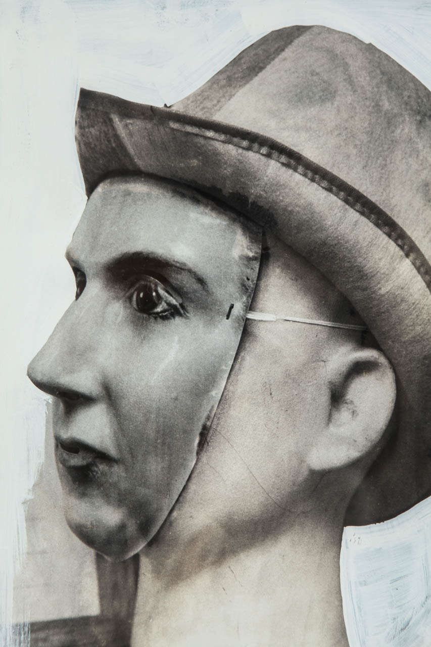 American Dada-esque Painted Photograph by Michael Martone
