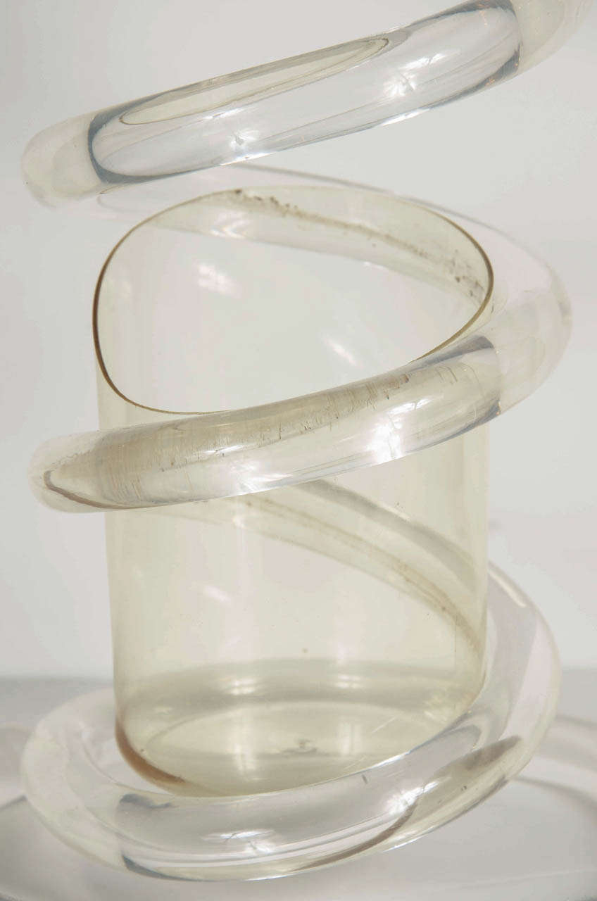 20th Century Mid-Century Modern Lucite Umbrella Stand by Dorothy Thorpe